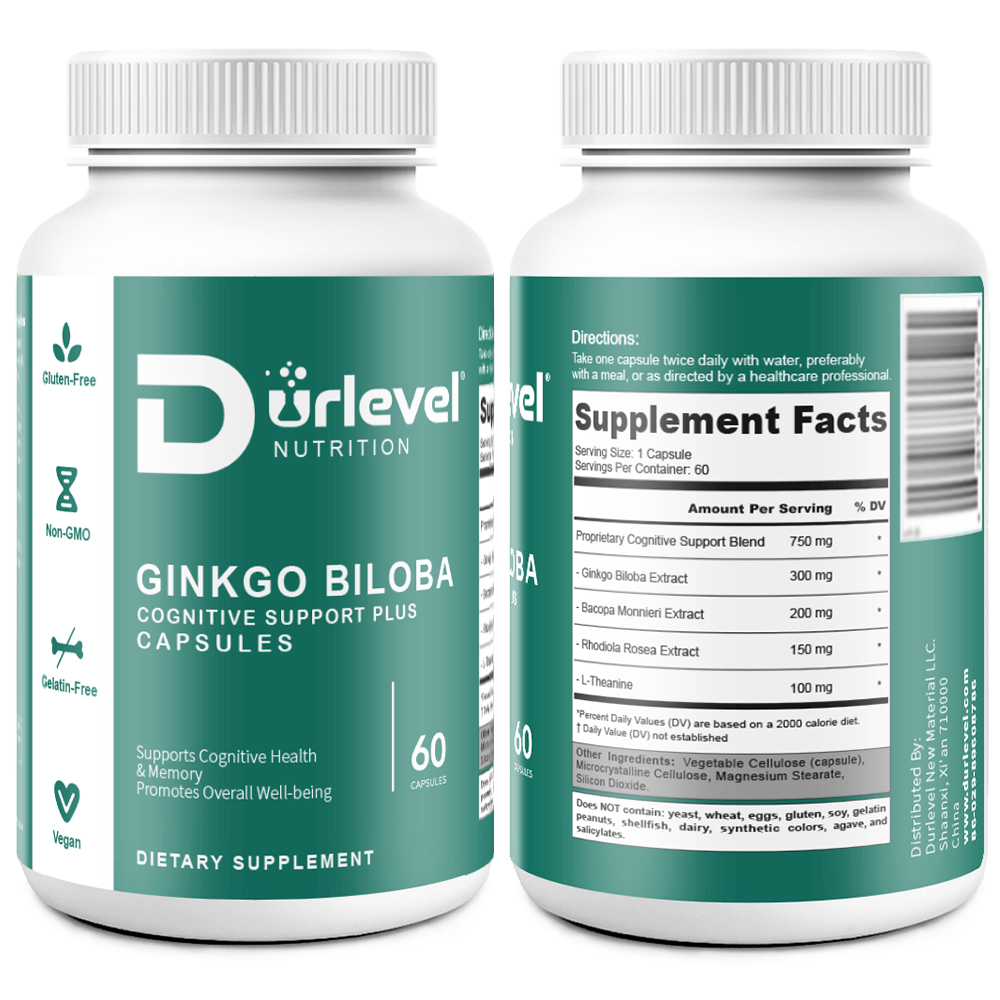 Ginkgo Biloba Cognitive Support Plus Dietary Supplement