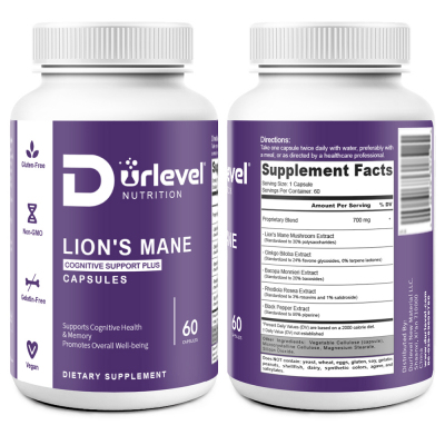Lion's Mane Cognitive Support Plus Dietary Supplement